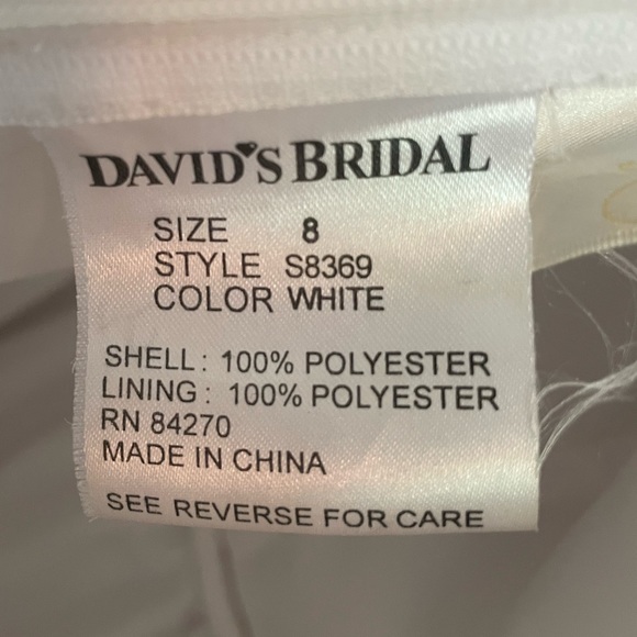 David’s Bridal Michaelangelo Wedding Dress - Picture 3 of 7